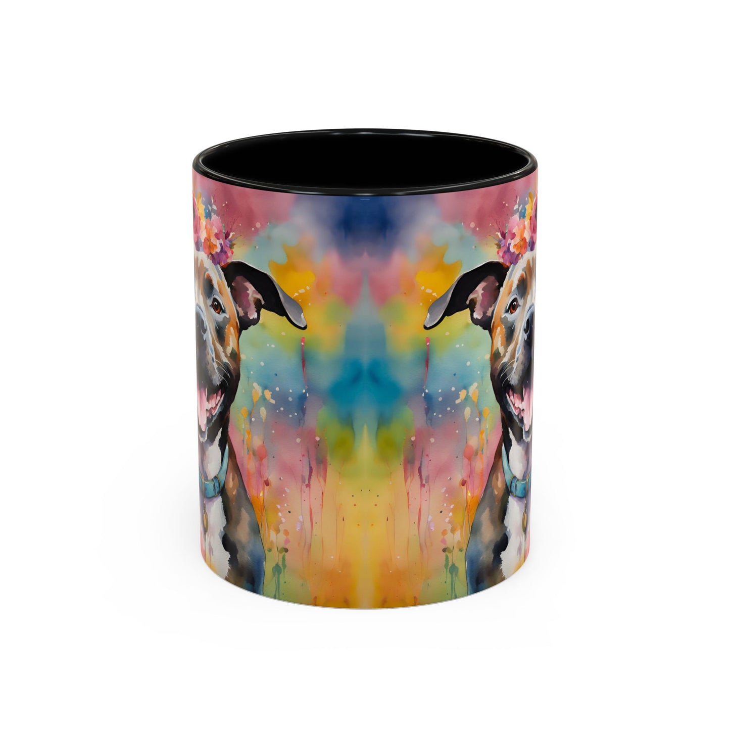 Staffordshire Bull Terrier 04 Accent Coffee Mug - Dog Lover Gift
