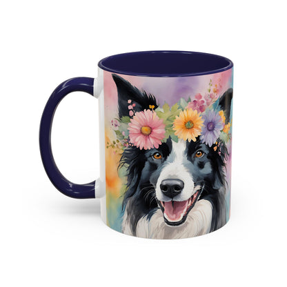 Border Collie 03 Accent Coffee Mug - Dog Lover Gift