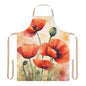 Poppies 02 Apron 5-Color Straps