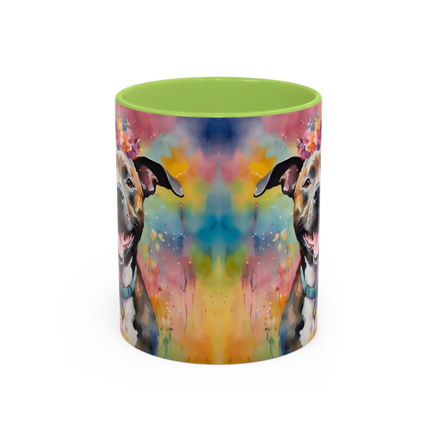 Staffordshire Bull Terrier 04 Accent Coffee Mug - Dog Lover Gift