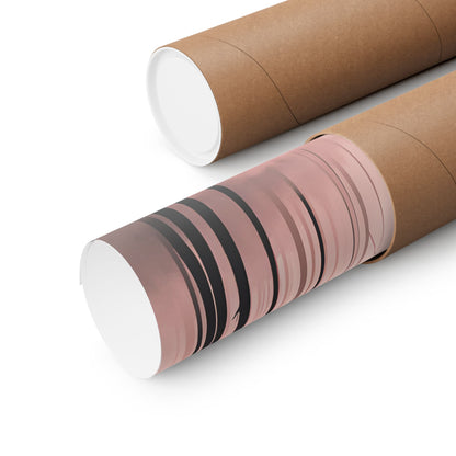 Lonely Forest Pink 7 Matte Square Posters