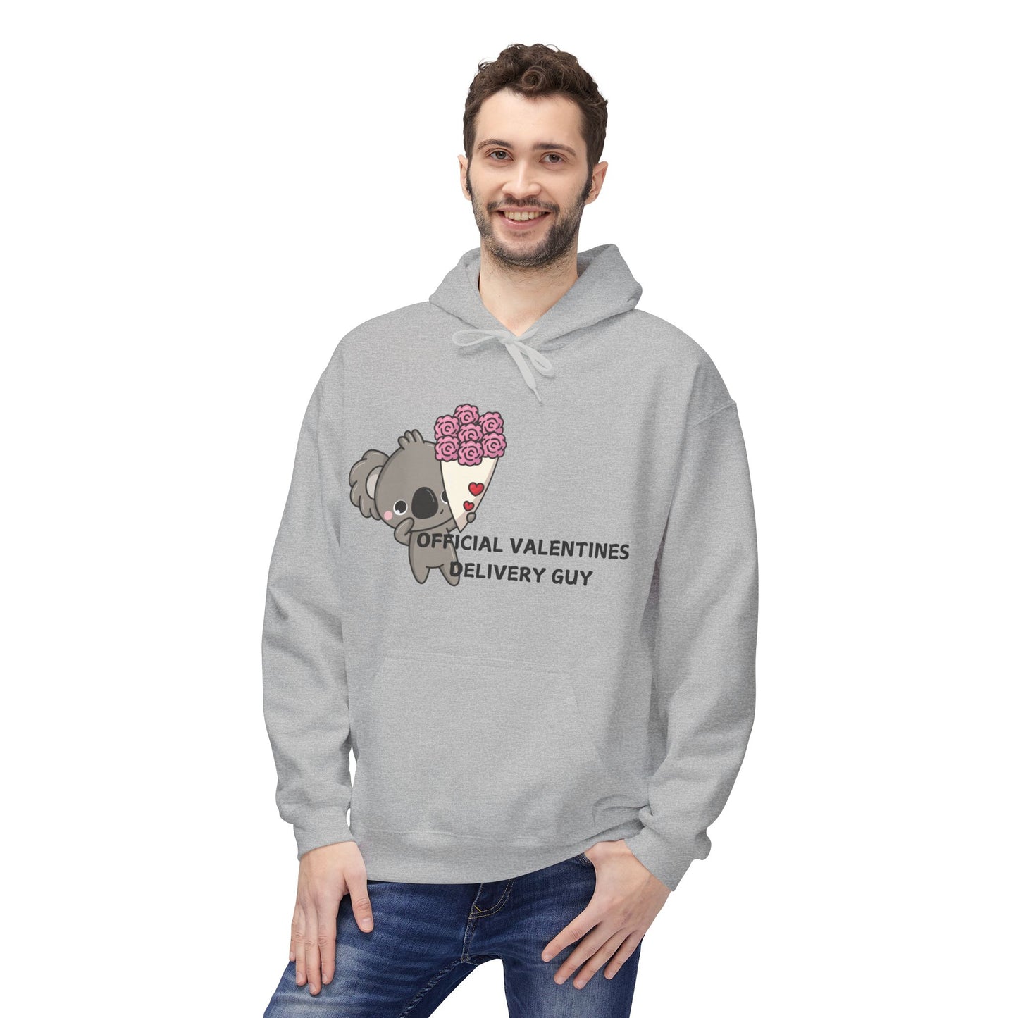Official Valentines Delivery Guy Mens Valentines Hoodie