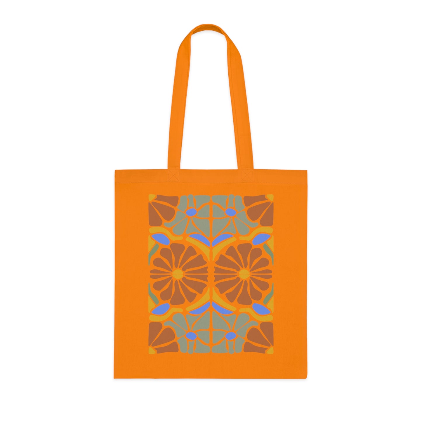 Abstract flowers 16 Cotton Tote