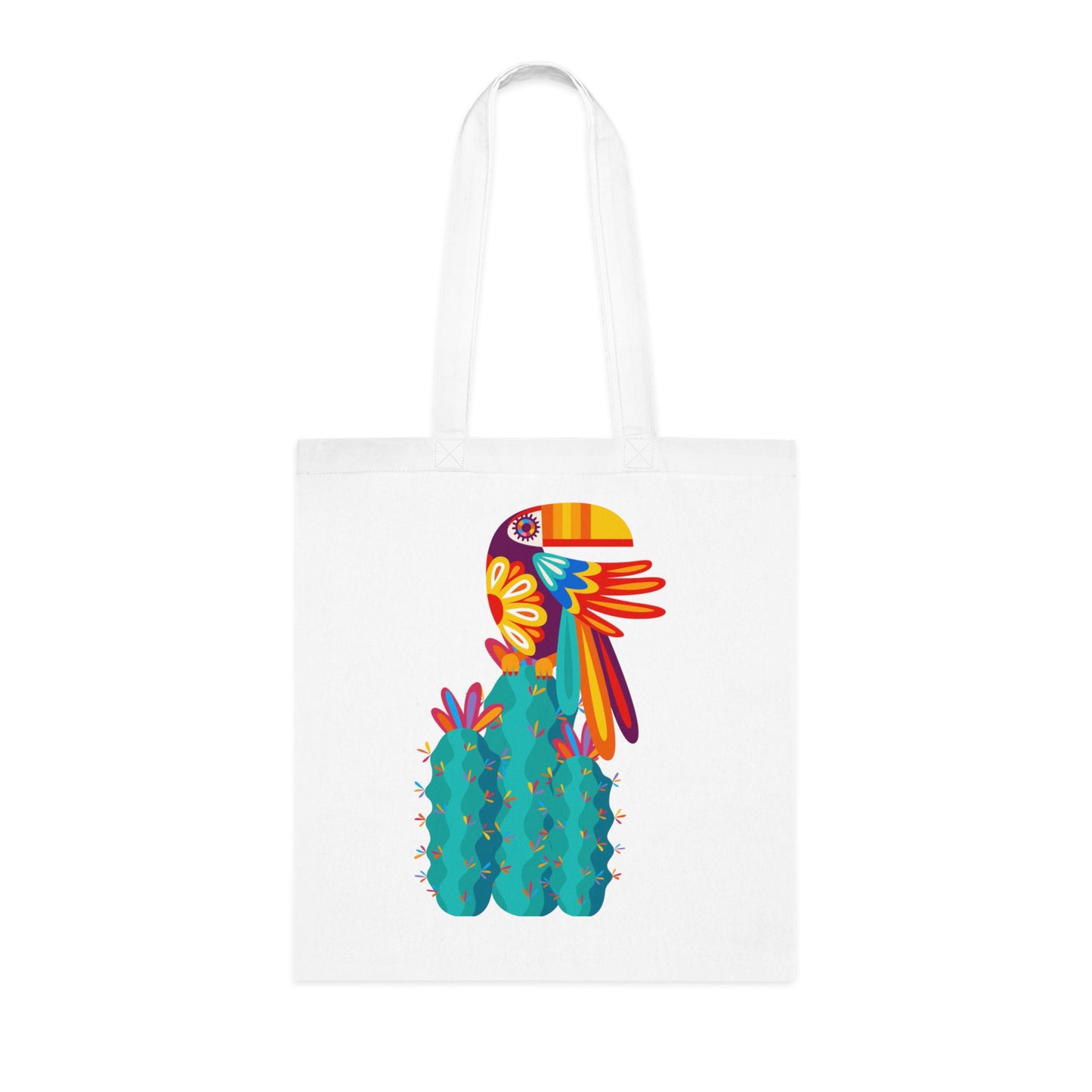 Funky birds 09 Cotton Tote