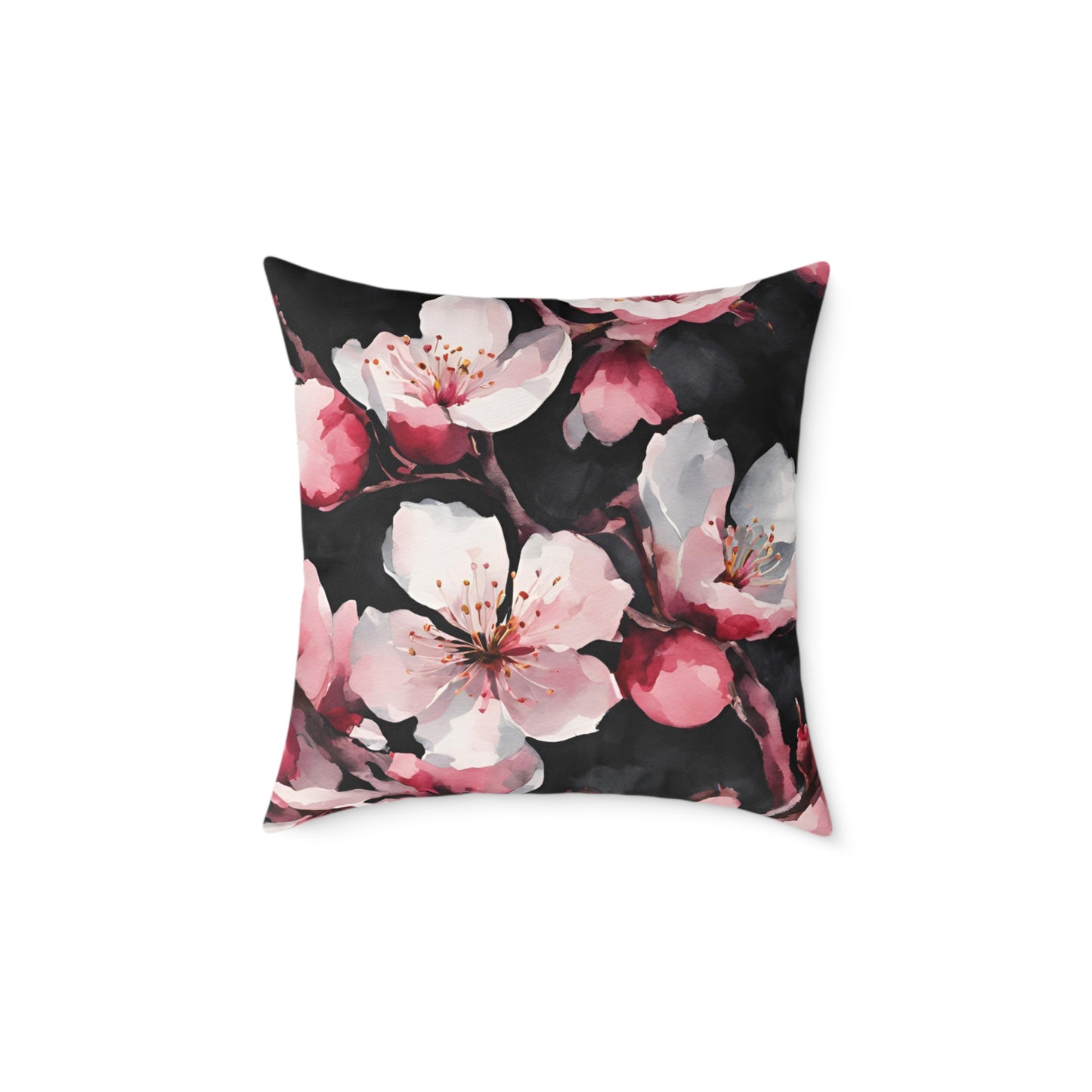 Cherry Blossom 01 Poly Pillow - Natures Beauty Design
