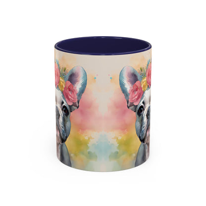 French Bulldog 04 Accent Coffee Mug - Dog Lover Gift