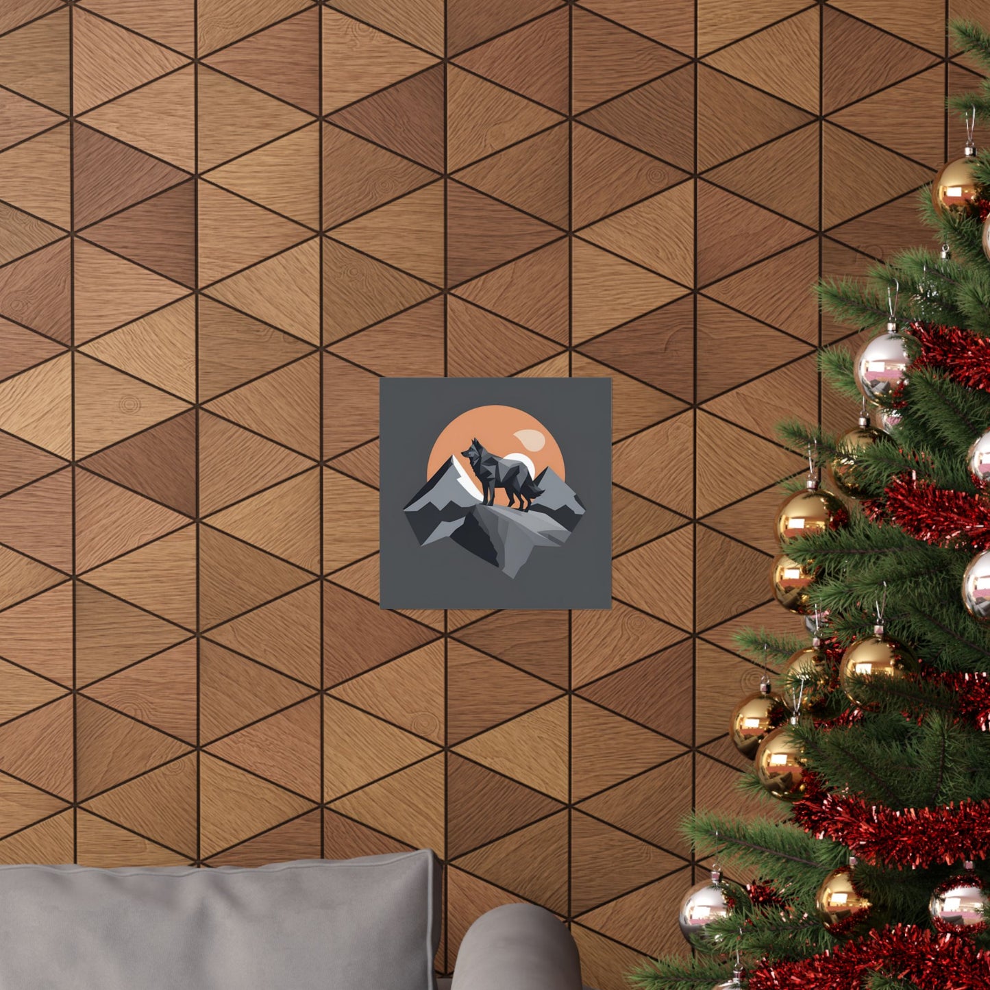 Lone Collection Wolf 17 Matte Square Posters