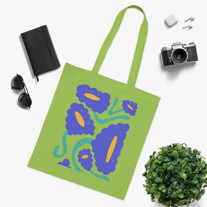 Abstract flowers 04 Cotton Tote
