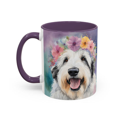 Bearded Collie 04 Accent Coffee Mug - Dog Lover Gift