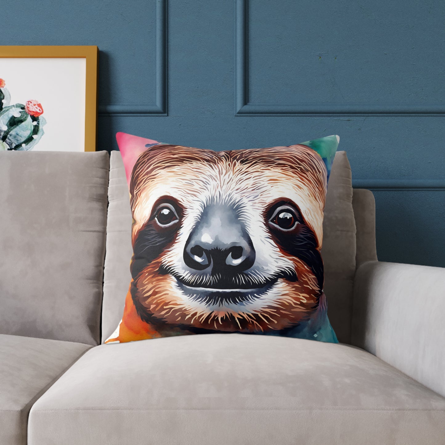 Sloth 03 Poly Pillow - Natures Beauty Design