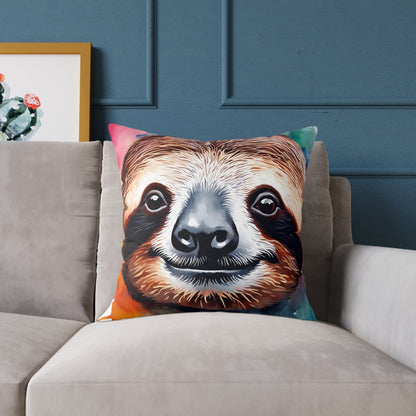 Sloth 03 Poly Pillow - Natures Beauty Design