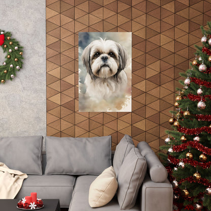 Dogs Shih Tzu 02 Matte Vertical Poster