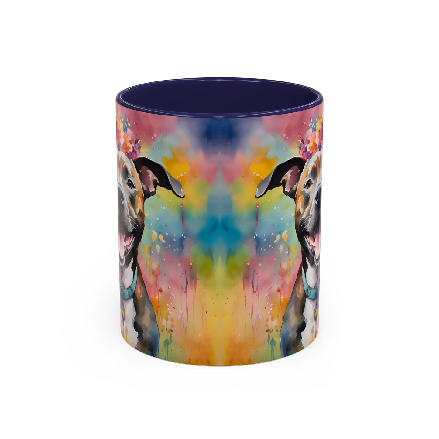Staffordshire Bull Terrier 04 Accent Coffee Mug - Dog Lover Gift