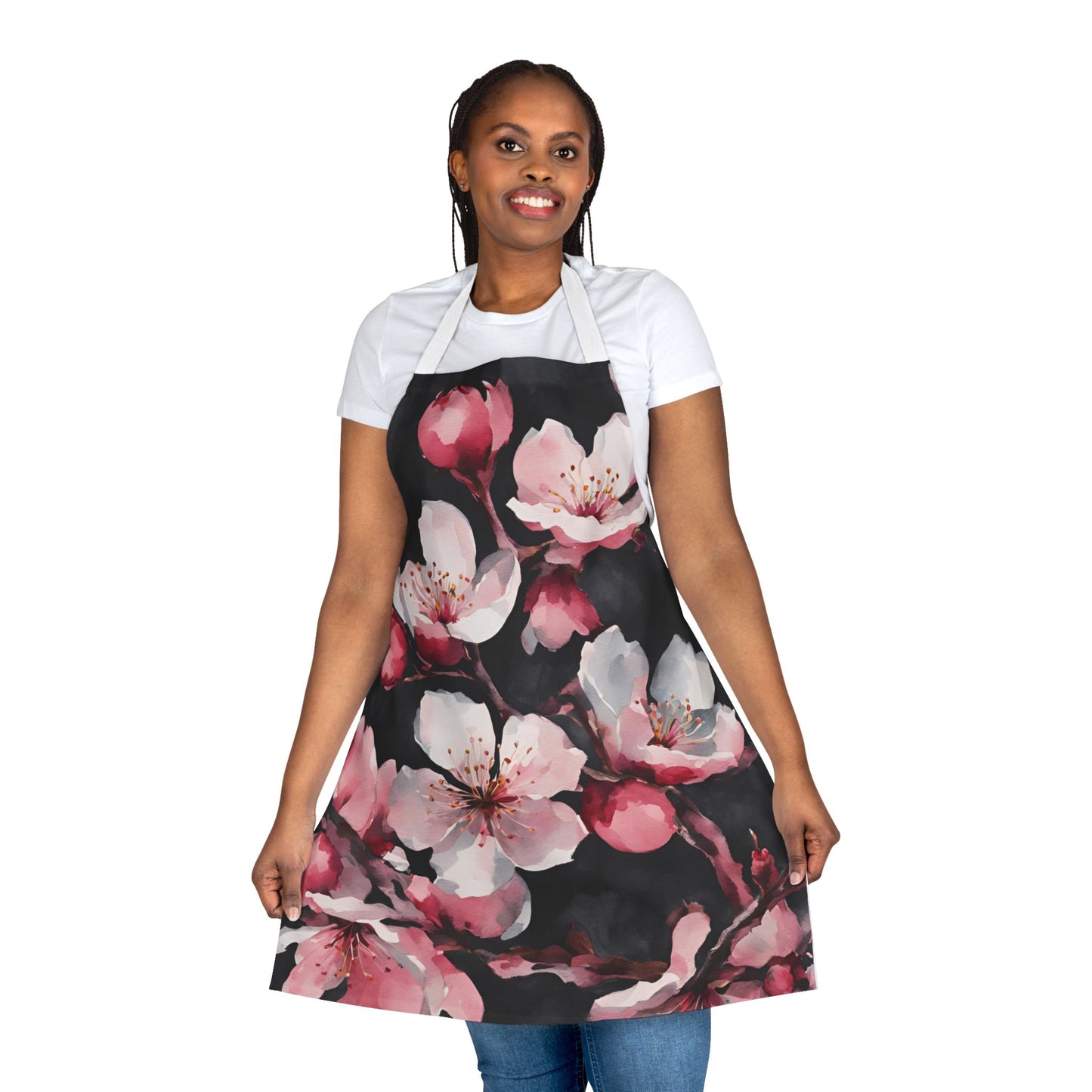 Cherry Blossom 02 Apron 5-Color Straps