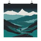 Lone Collection Walker 20 Matte Square Posters