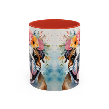 British Bulldog 04 Accent Coffee Mug - Dog Lover Gift