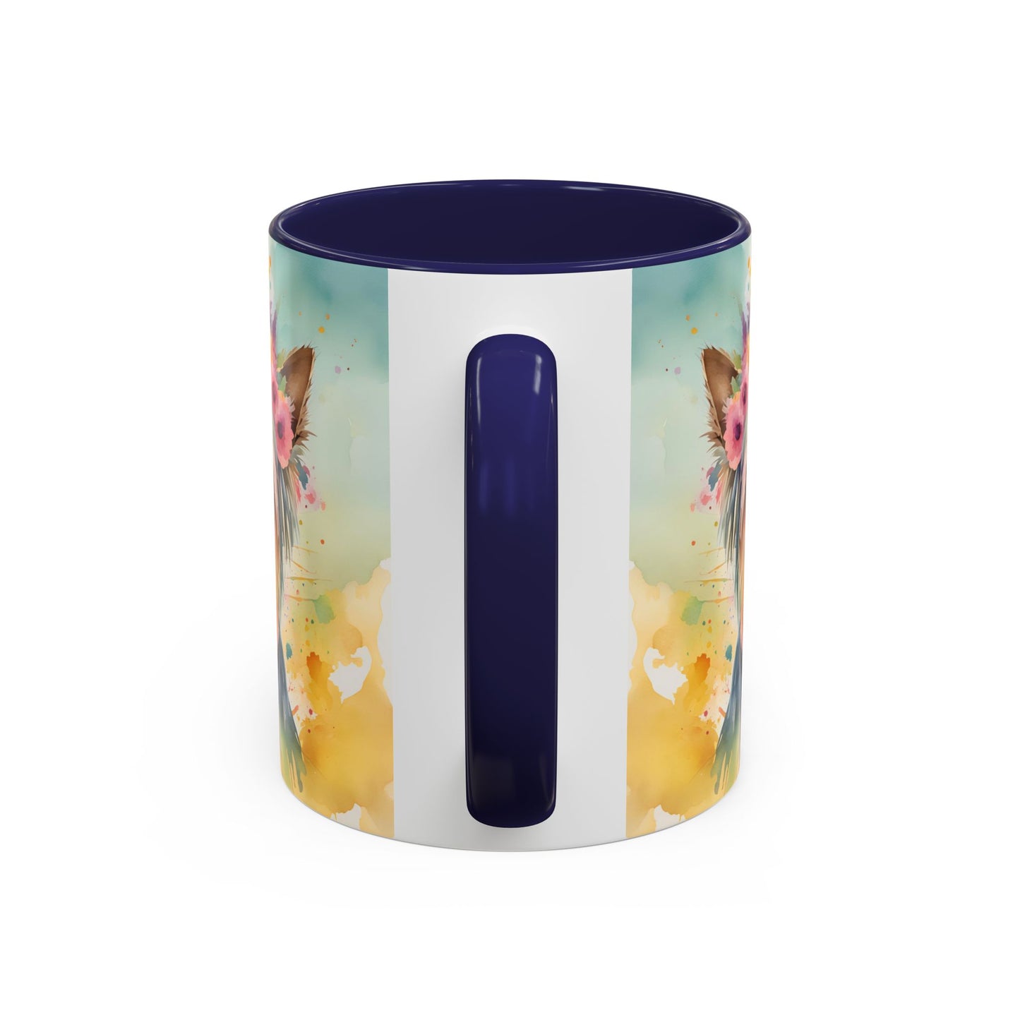 Yorkshire Terrier 01 Accent Coffee Mug - Dog Lover Gift