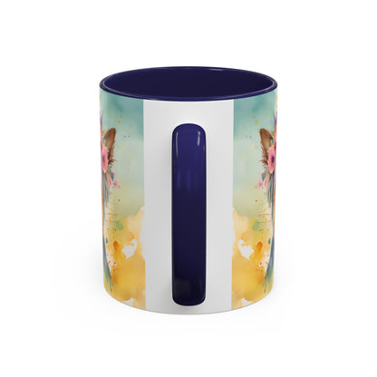Yorkshire Terrier 01 Accent Coffee Mug - Dog Lover Gift