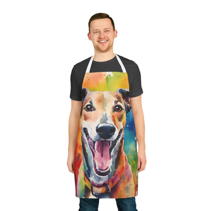 Multicolored Greyhound Adult Apron (AOP)