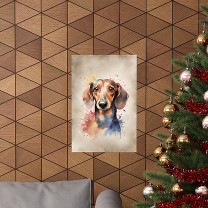 Dogs Dachshund 05 Matte Vertical Poster