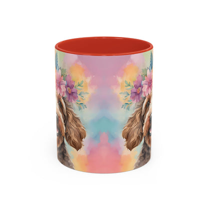 Cockapoo 01 Accent Coffee Mug - Dog Lover Gift