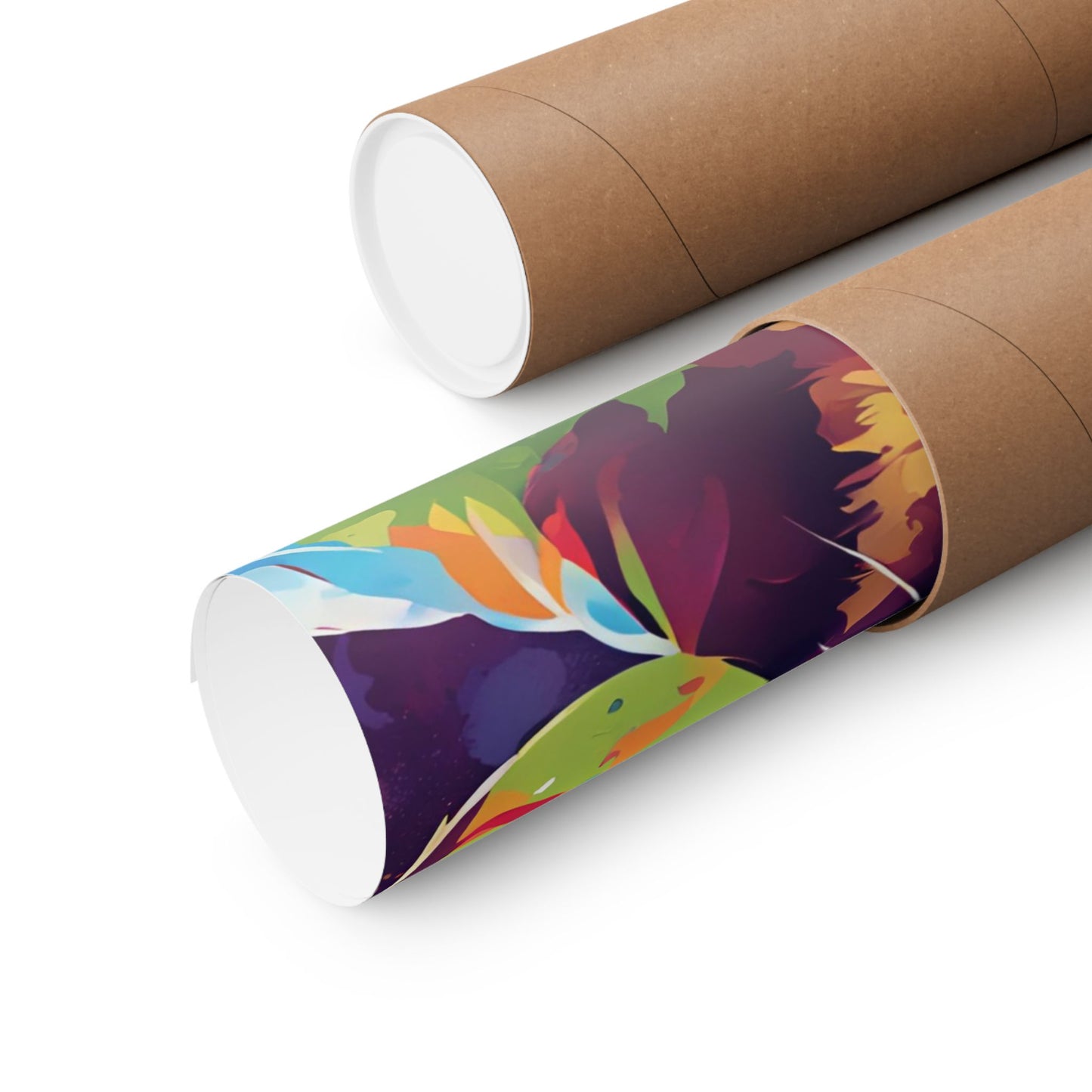 Multicolored Dachshund 4 Matte Vertical Poster