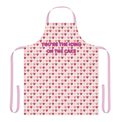 You're The Icing On The Cake  Valentines Apron, 5-Color Straps