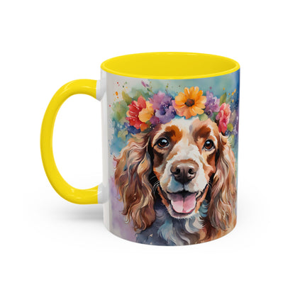 Cocker Spaniel 01 Accent Coffee Mug - Dog Lover Gift