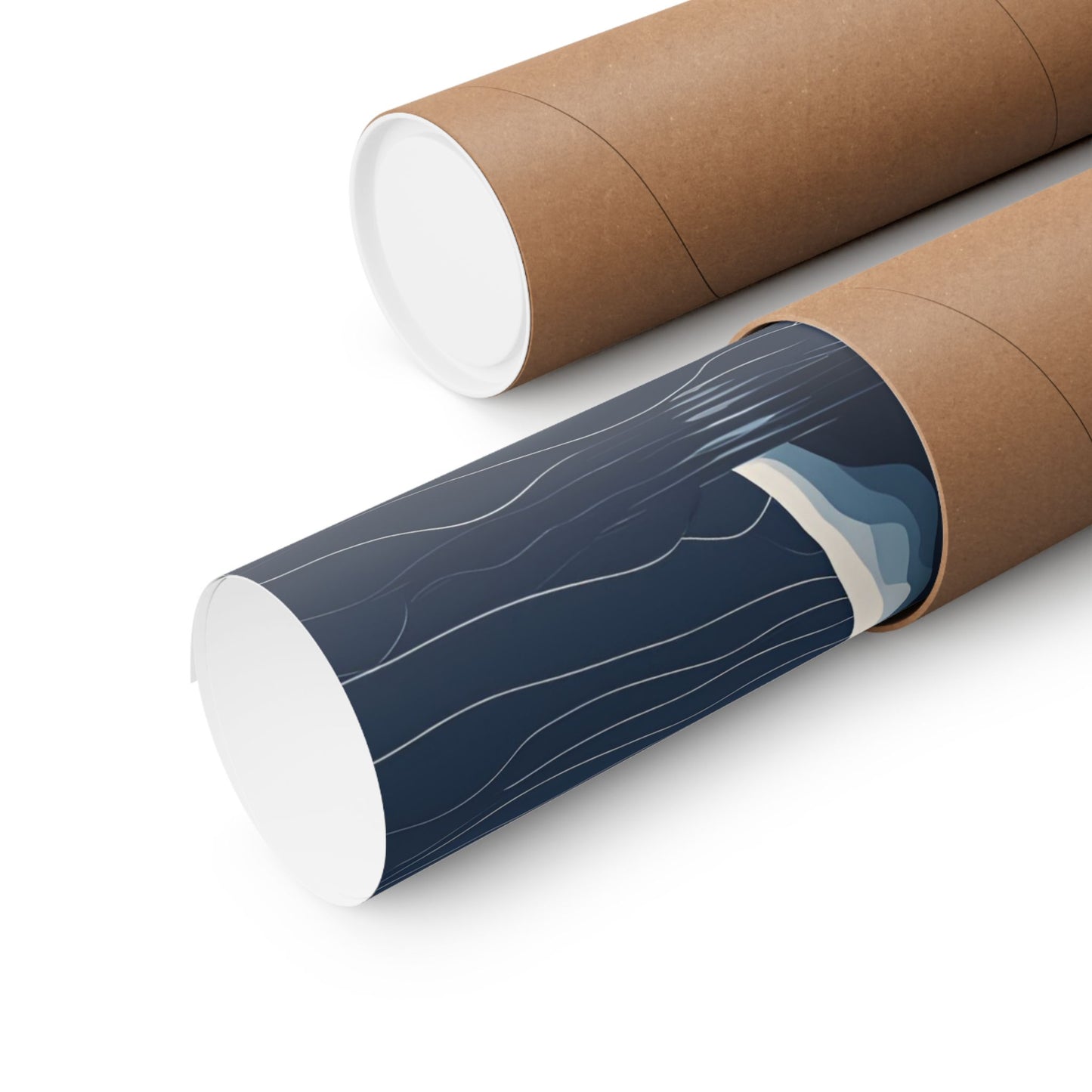 Lone Collection Polar Bear 5 Matte Square Posters