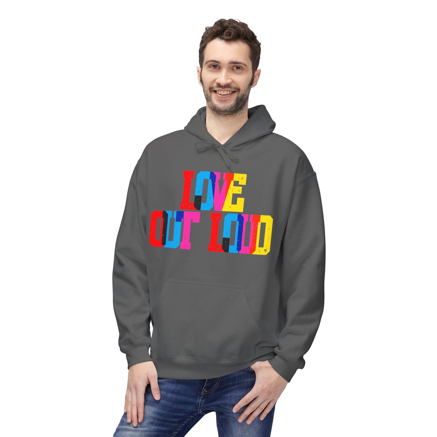 Love Out Loud Unisex Valentines Hoodie