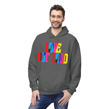 Love Out Loud Unisex Valentines Hoodie