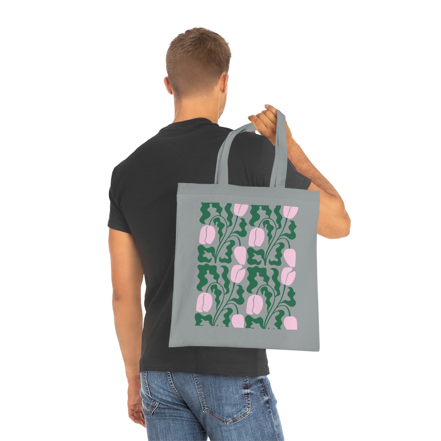 Abstract flowers 15 Cotton Tote