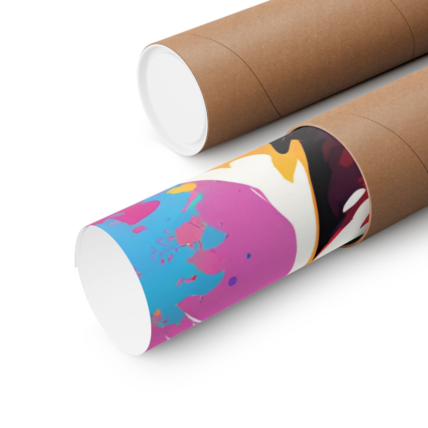 Multicolored Dachshund 3 Matte Vertical Poster