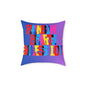 Rainbow Hearts Endless Love Poly Pillow