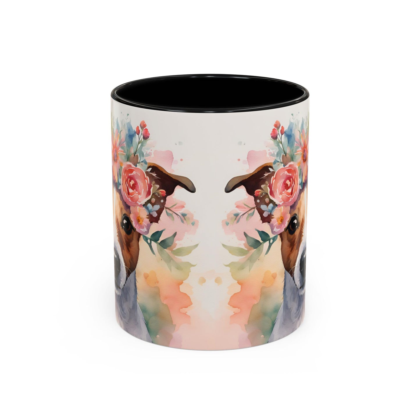 Jack Russell 01 Accent Coffee Mug - Dog Lover Gift
