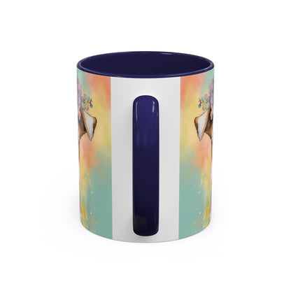 Fox Terrier 01 Accent Coffee Mug - Dog Lover Gift