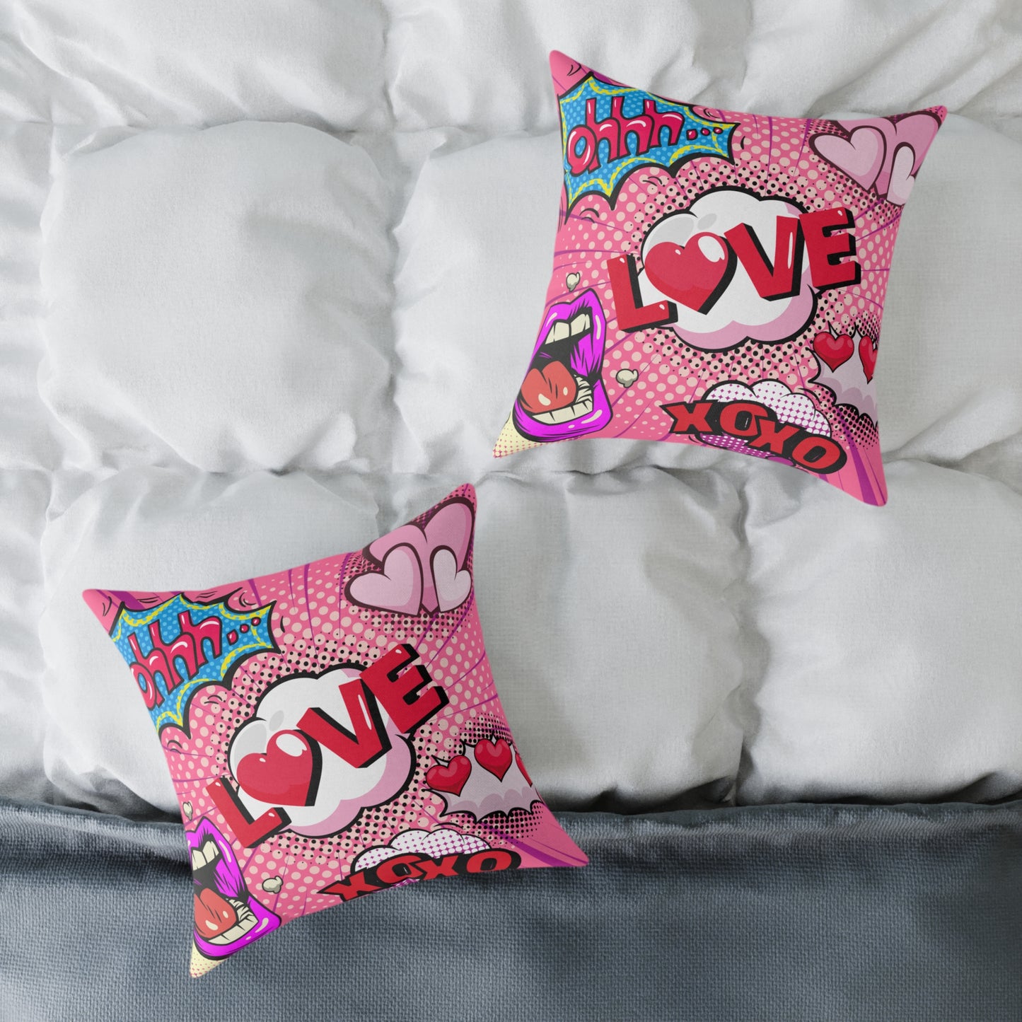 Ohhh! Pop Art Poly Pillow