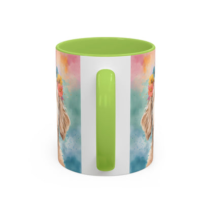 Labradoodle 02 Accent Coffee Mug - Dog Lover Gift