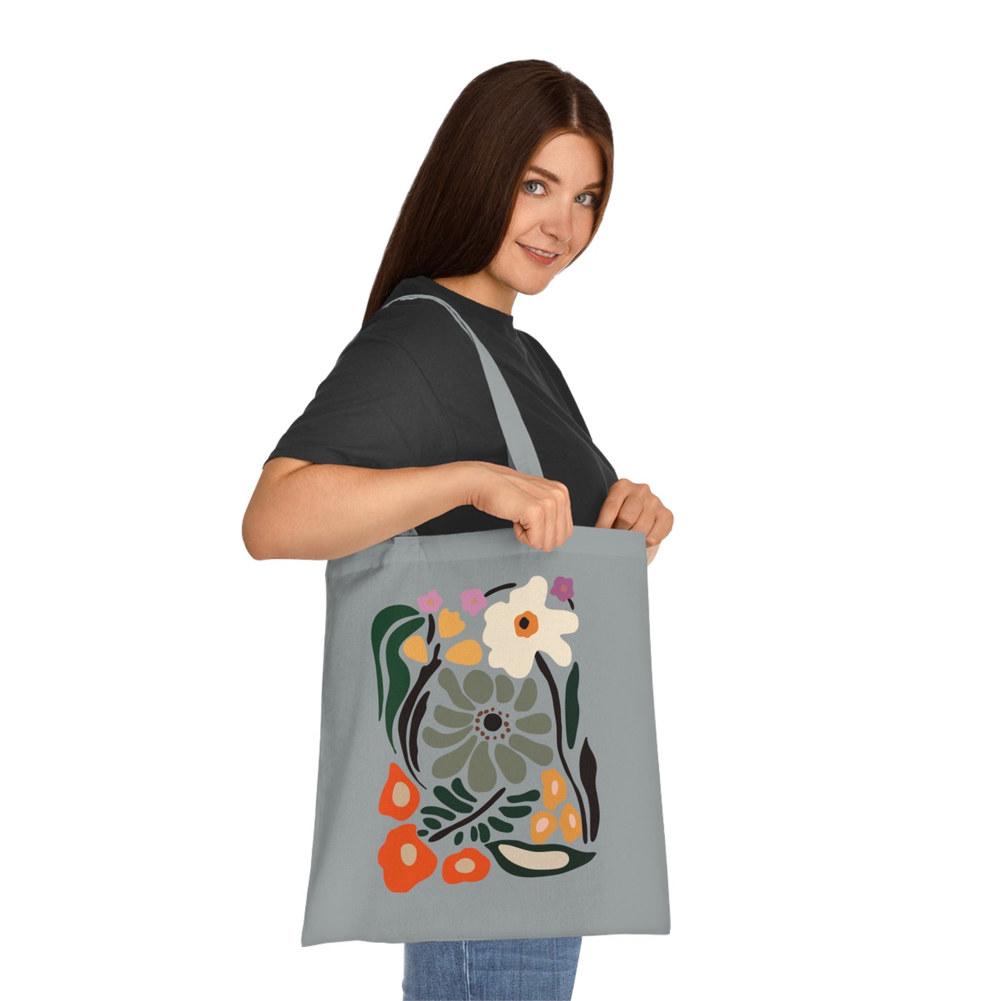 Abstract flowers 13 Cotton Tote