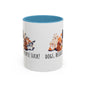 Dogs Because People Suck Accent Coffee Mug (11oz)