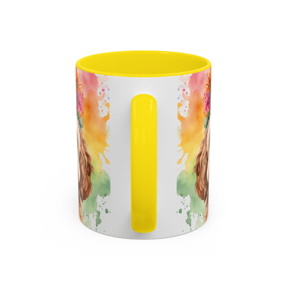 Cockapoo 03 Accent Coffee Mug - Dog Lover Gift