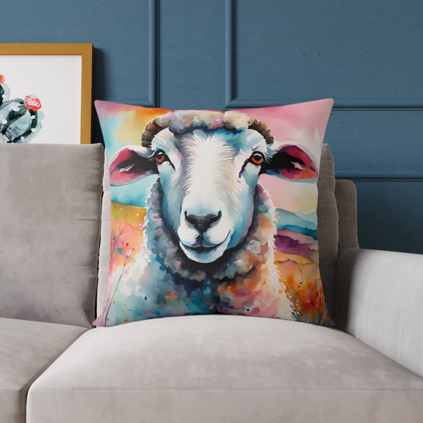 Sheep 01 Poly Pillow - Natures Beauty Design