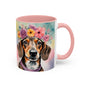 Dachshund 03 Accent Coffee Mug - Dog Lover Gift