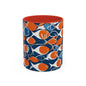 Orange Fish 08 Accent Coffee Mug (11oz)