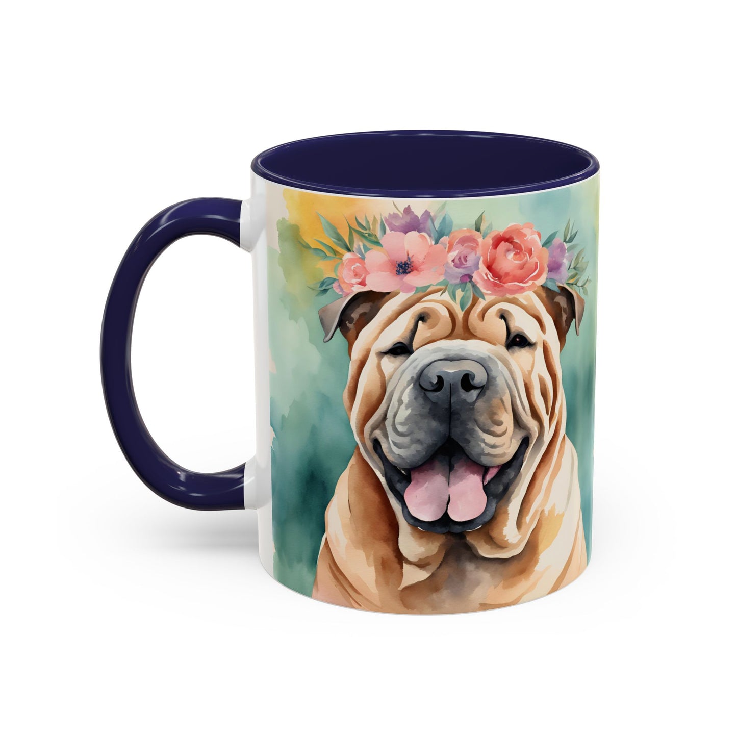 Shar Pei 01 Accent Coffee Mug - Dog Lover Gift