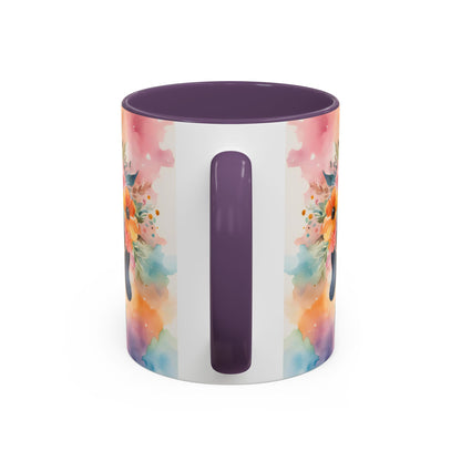 Dachshund 02 Accent Coffee Mug - Dog Lover Gift
