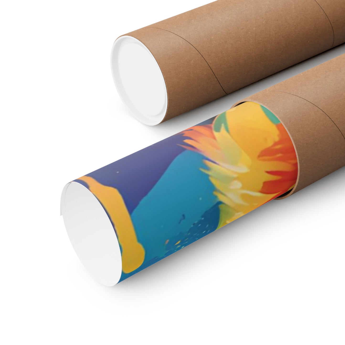 Multicolored Labrador 2 Matte Vertical Poster