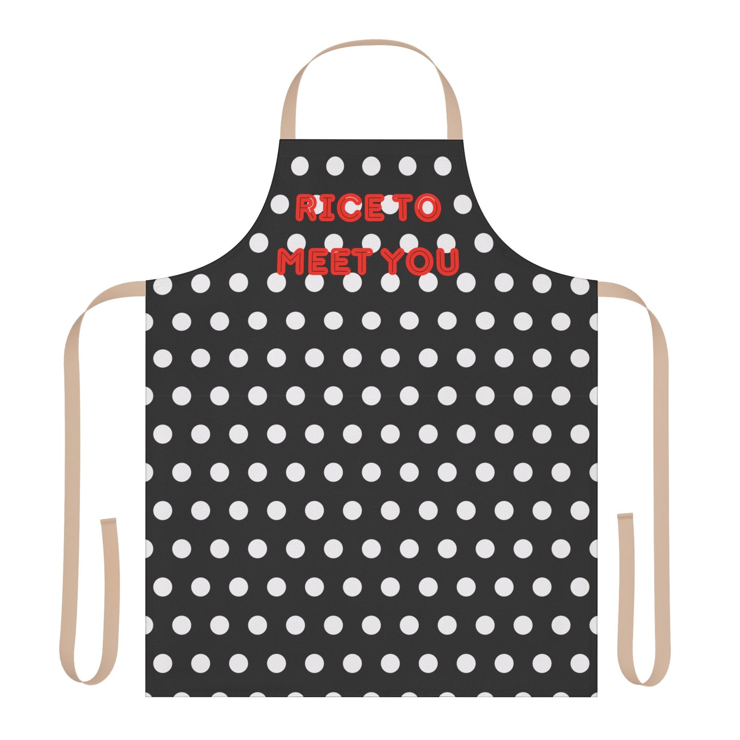 Rice To Meet You Apron, Cooking Pun