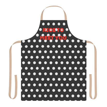 Rice To Meet You Apron, Cooking Pun