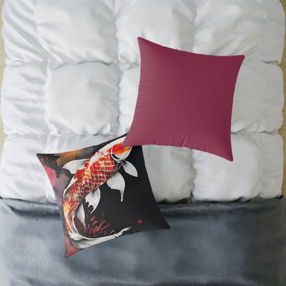 Koi Carp 01 Poly Pillow - Natures Beauty Design